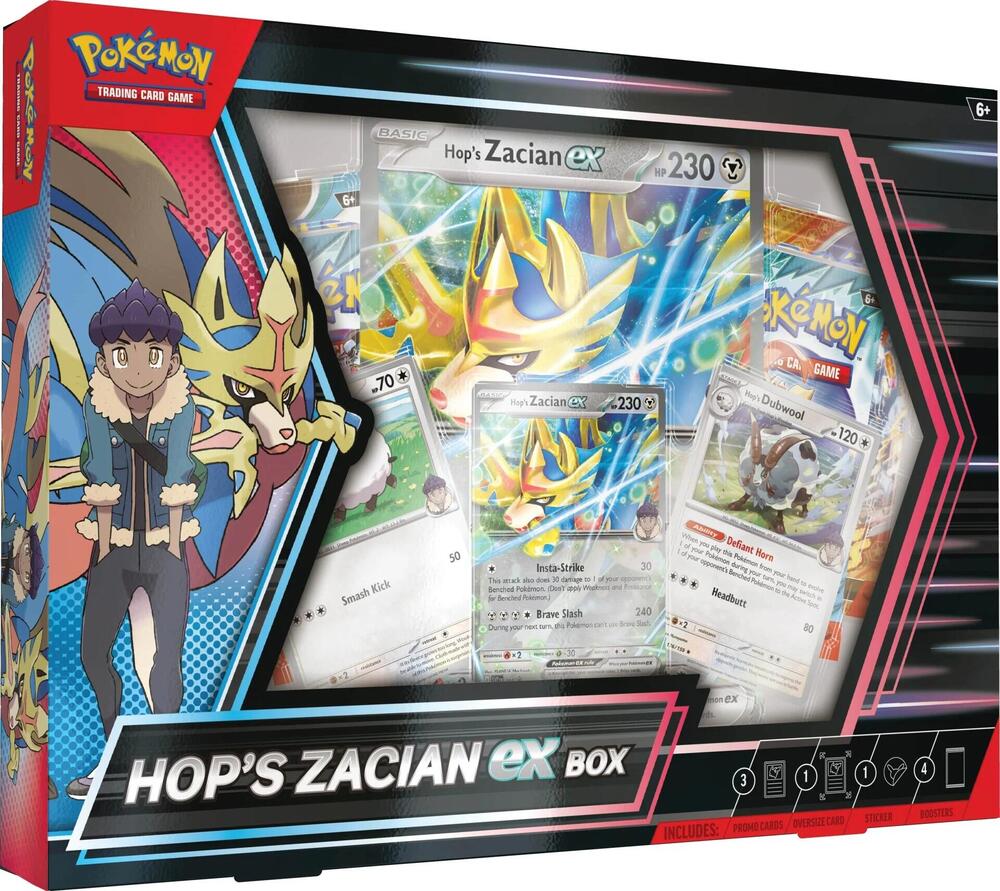 Hop's Zacian ex Box - Rip N Ship